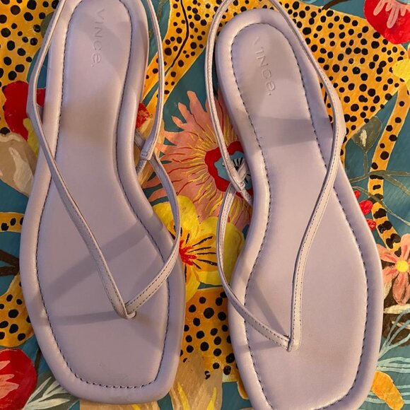 Vince Deana Flat Thong Sandals Size 8.5 - Picture 4 of 6